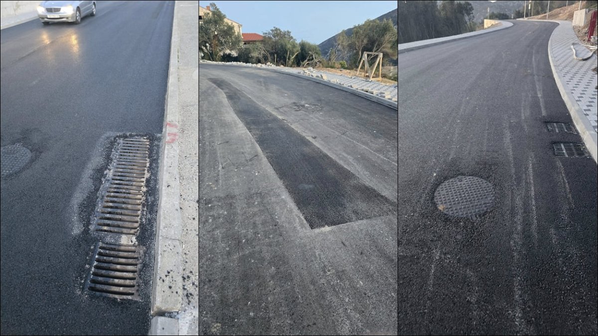 Foto / GRADONAČELNIK FRANKOVIĆ TRAŽIT ĆE DA SE NANOVO ASFALTIRA CESTA TAMARIĆ, S RAZLOGOM NIJE ZADOVOLJAN