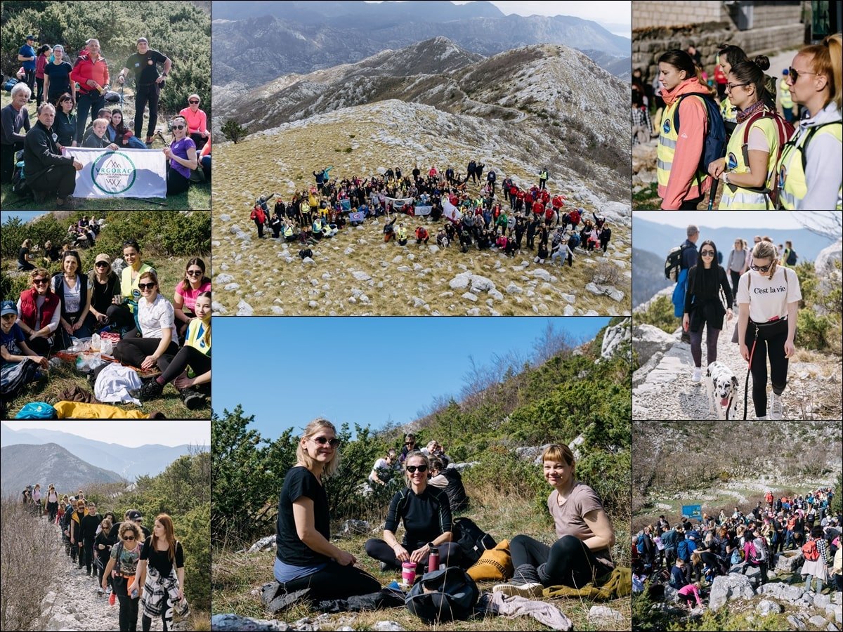 Foto / VRIJEME JE POSLUŽILO, ODRŽAN USPON „150 ŽENA NA SNIJEŽNICI”