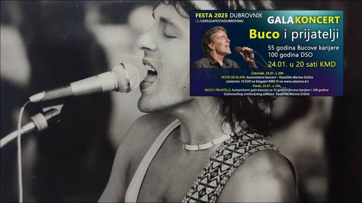 FESTA 2025 DUBROVNIK UZ SREDIŠNJI KONCERT BUCO &amp; PRIJATELJI