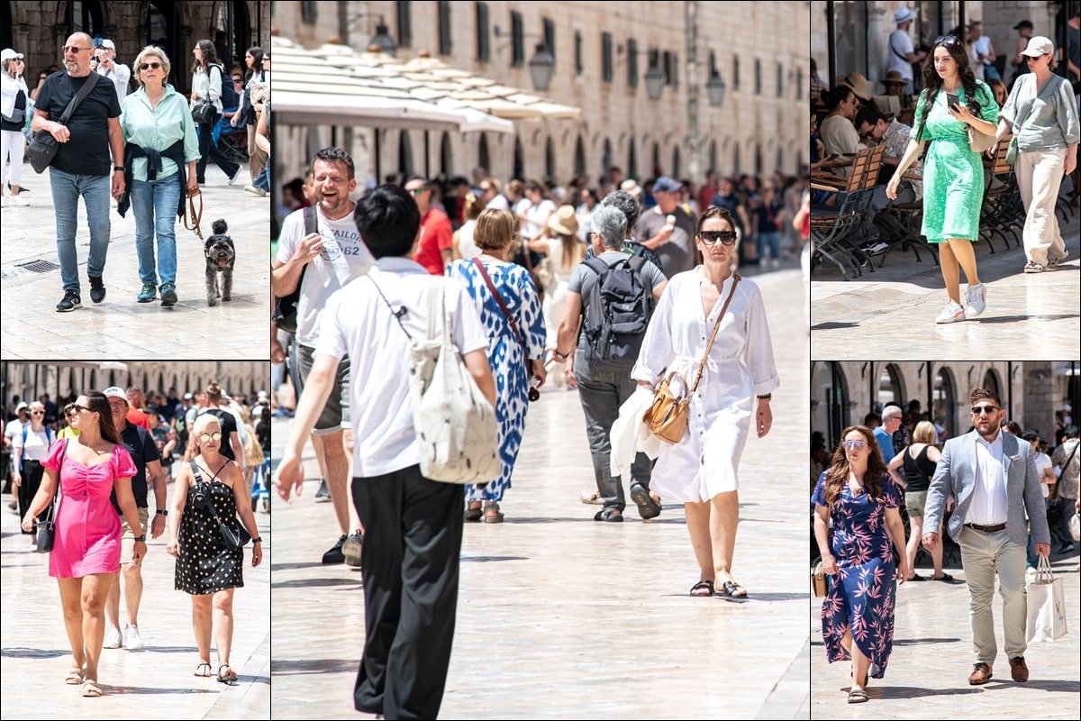 Foto / OBLACI NISU SPRIJEČILI UGODNU ŠETNJU STRADUNOM