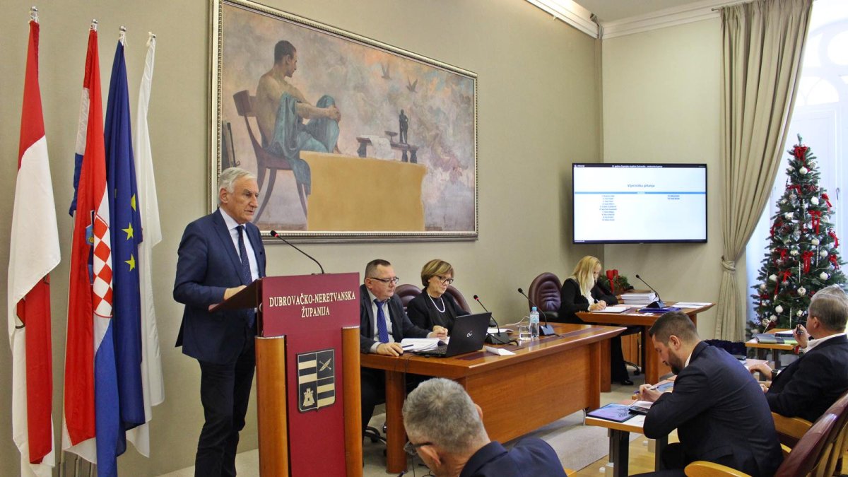 USVOJEN ŽUPANIJSKI PRORAČUN ZA 2025. GODINU