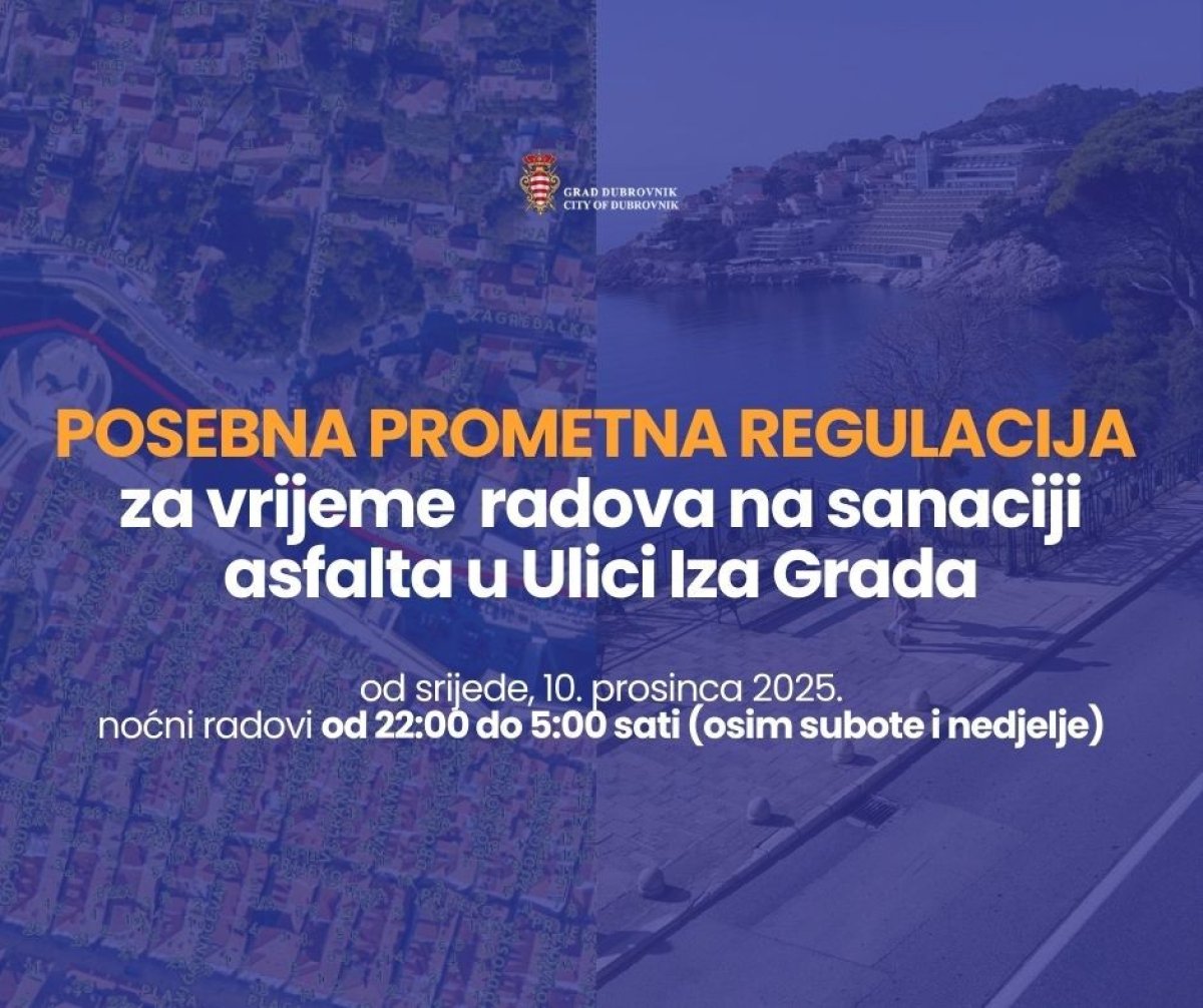 PRIVREMENA PROMETNA REGULACIJA U ULICI IZA GRADA