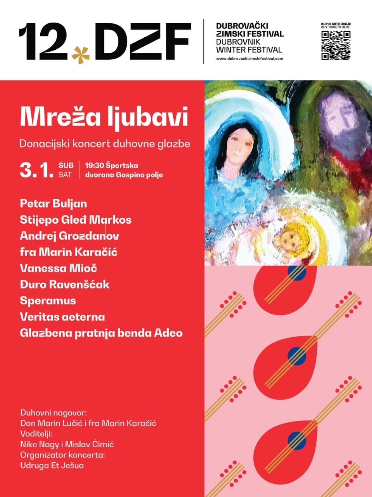 DUBROVAČKI ZIMSKI FESTIVAL ZAVRŠAVA DONACIJSKIM KONCERTOM U GOSPINU POLJU