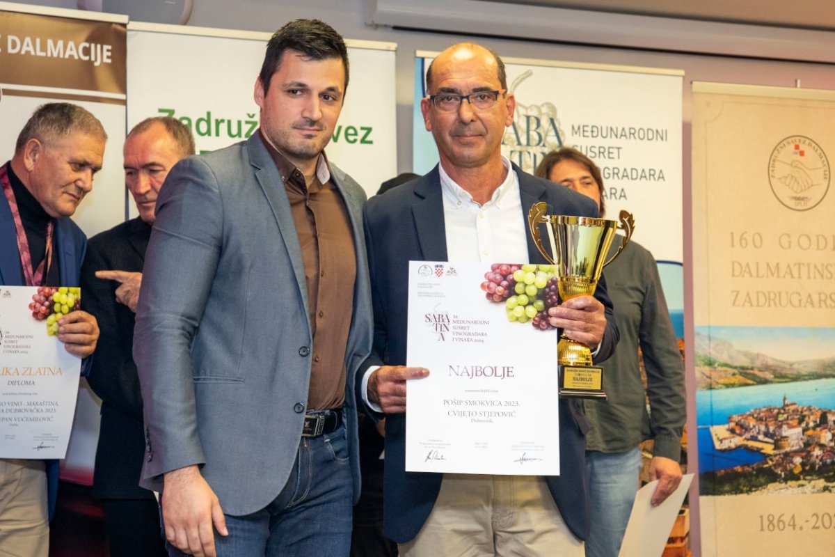 VINO CVIJETA STJEPOVIĆA NAJBOLJE NA OVOGODIŠNJOJ SABATINI U KATEGORIJI BIJELIH OTVORENIH VINA