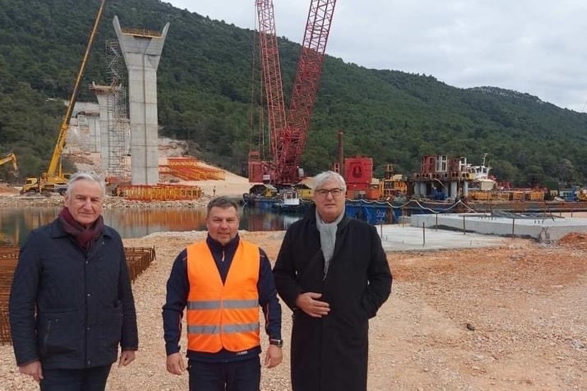Župan Dobroslavić obišao radove na stonskoj obilaznici