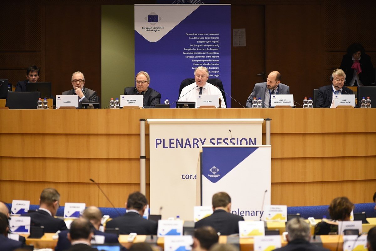 Župan Dobroslavić na plenarnom zasjedanju Europskog odbora regija u Bruxellesu