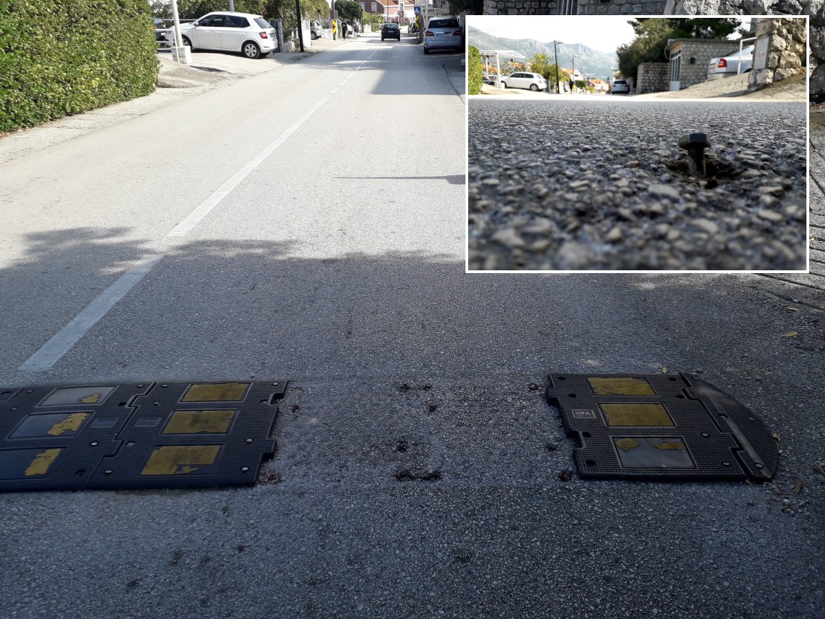 Nezadovoljni Župljani uklanjaju „ležeće policajce” pa će biti saliveni asfaltni