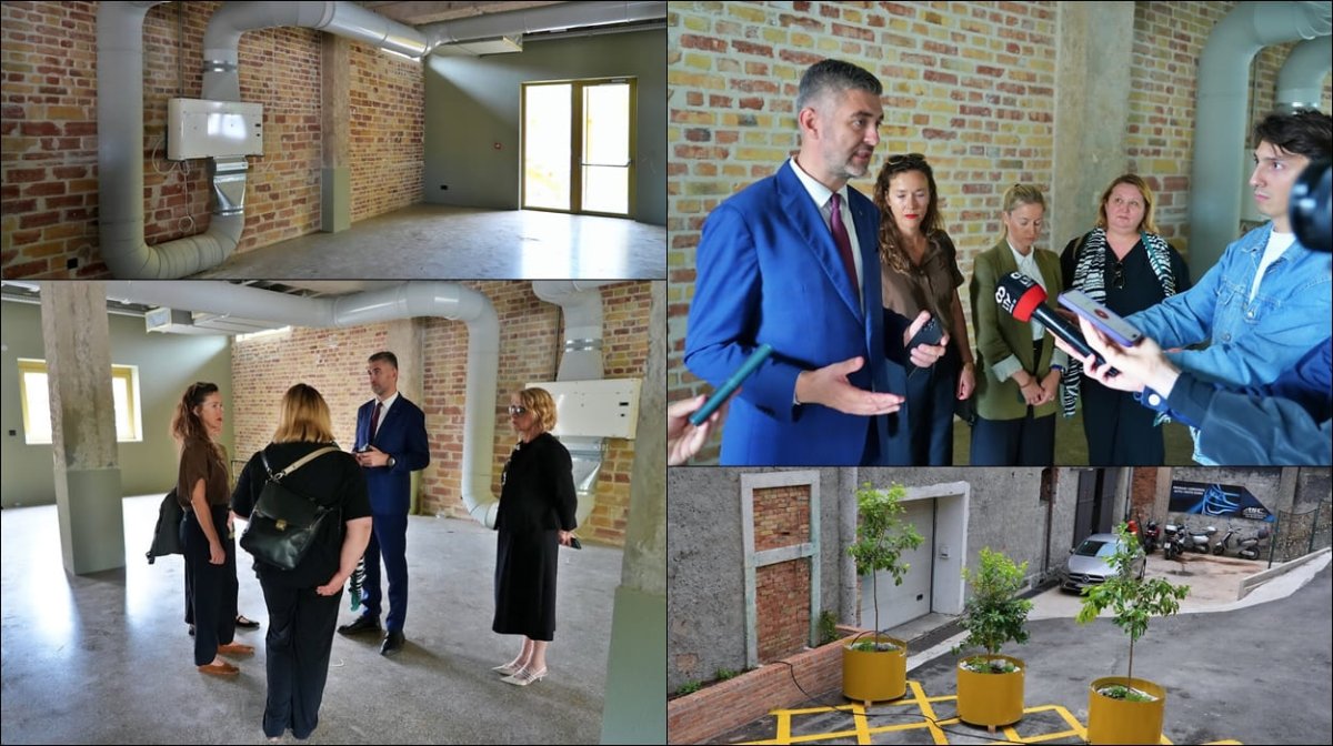 GRADONAČELNIK FRANKOVIĆ OBIŠAO RADOVE NA UREĐENJU NOVE KNJIŽNICE U TUP-U