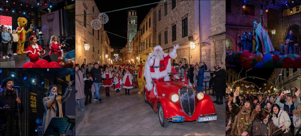 Foto / PALJENJEM PRVE ADVENTSKE SVIJEĆE I NASTUPOM DORIS DRAGOVIĆ POČEO DUBROVAČKI ZIMSKI FESTIVAL