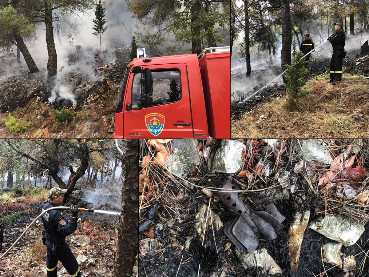 FOTO / Pri gašenju požara u Stupi vatrogascima prijetila i zaostala minsko – eksplozivna sredstva