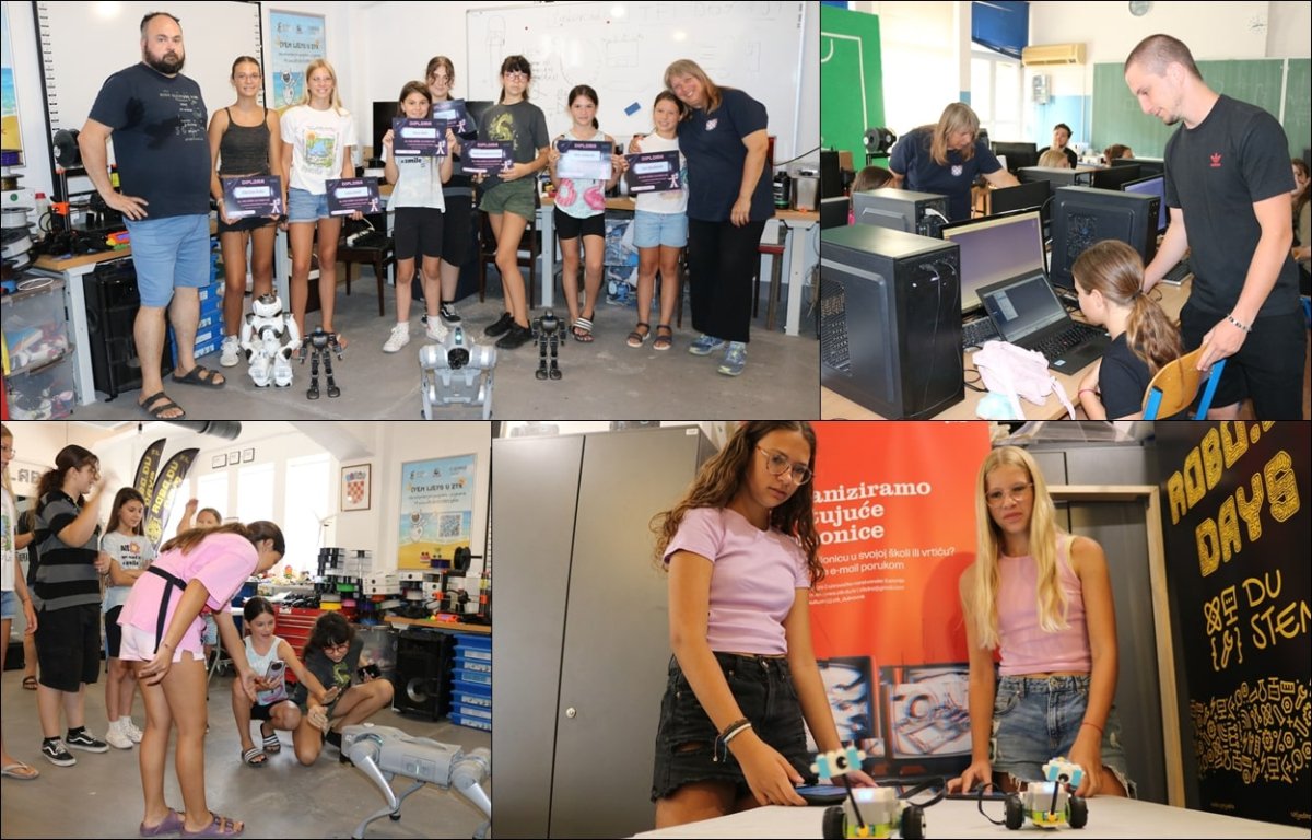 FOTO / 4. LJETNI ROBOTIČKI KAMP ZA CURE