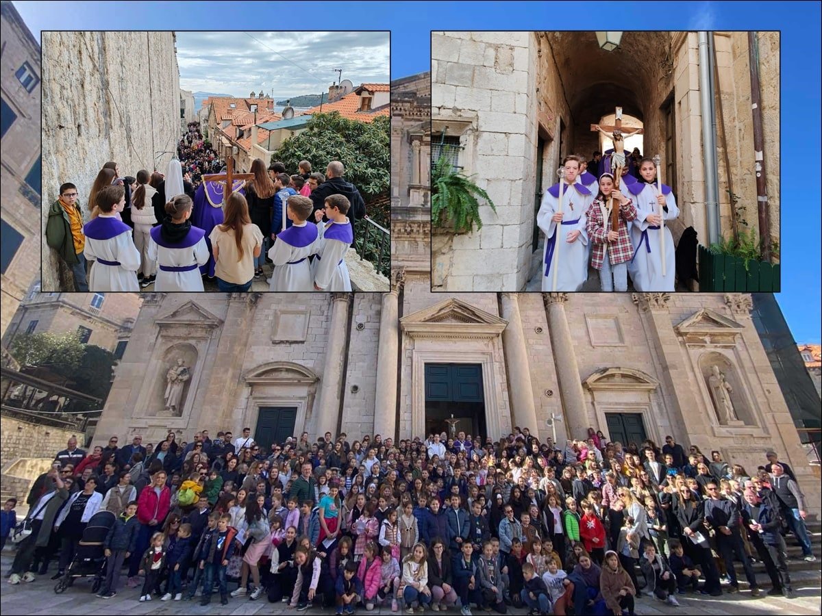 Foto / PRVI PUT U GRADU ORGANIZIRAN DJEČJI KRIŽNI PUT