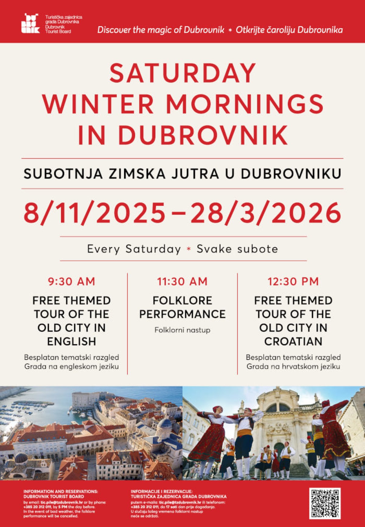 „PARCU U ČAST“ FOLKLORNI NASTUPI I TEMATSKI RAZGLEDI GRADA TIJEKOM ZIMSKIH MJESECI