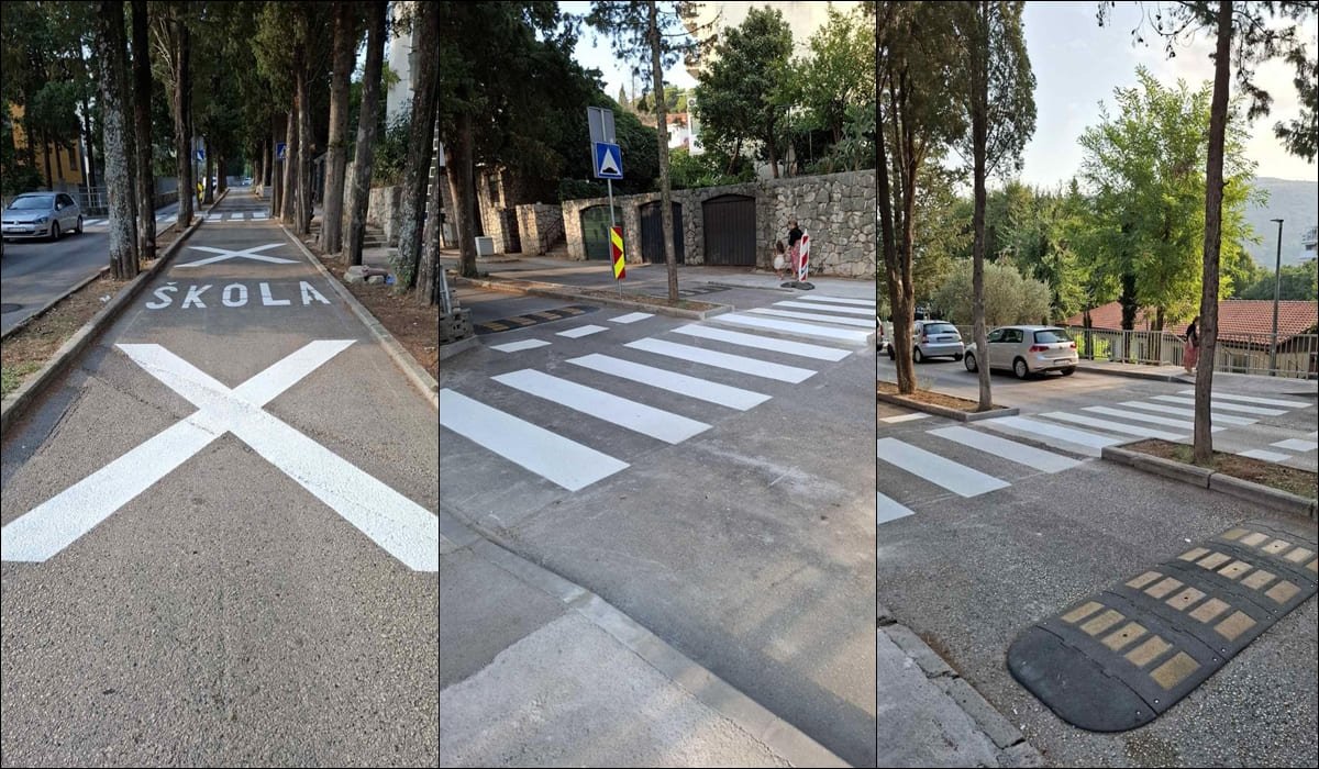 NOVI PJEŠAČKI PRIJELAZ UZ OŠ MONTOVJERNA