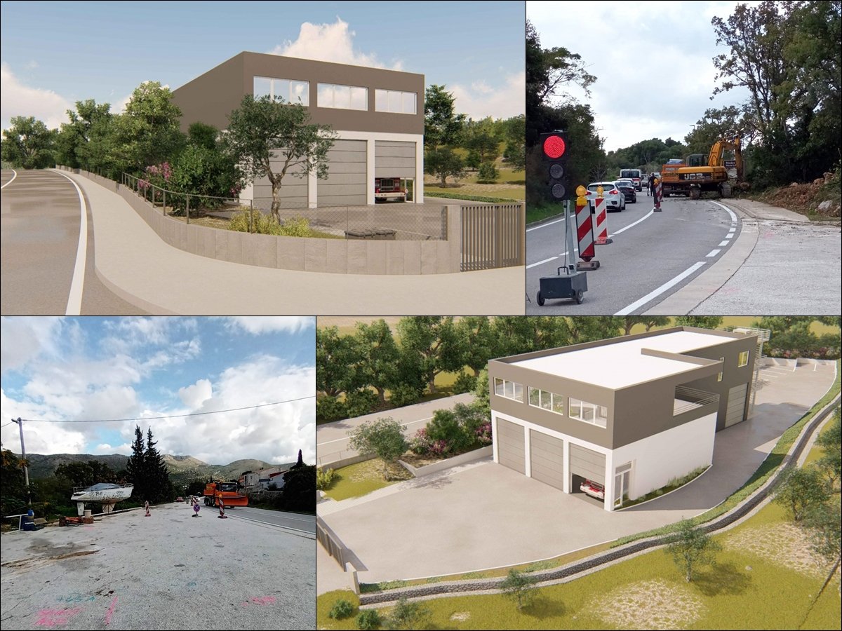 Izvode se radovi na izgradnji raskrižja u Zatonu Velikom za projekt budućeg vatrogasnog doma