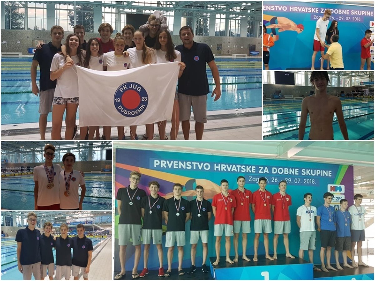 23 medalje na Prvenstvu Hrvatske za PK Jug