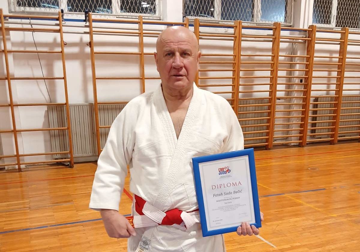 JUDO: SADO BEČIĆ PROMOVIRAN U NOSITELJA CRNOG POJASA 6. DAN