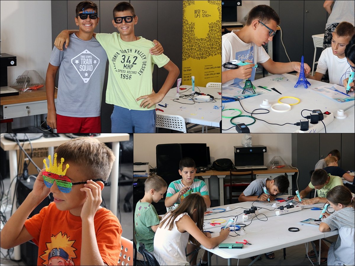 STEM ljeto; crtanje 3D olovkama