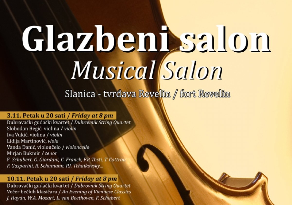 Glazbeni salon kroz studeni