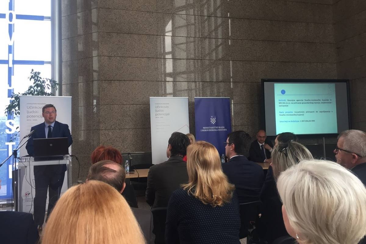 Županiji 1,5 milijuna kuna projekt zapošljavanja najranjivijih skupina na tržištu rada