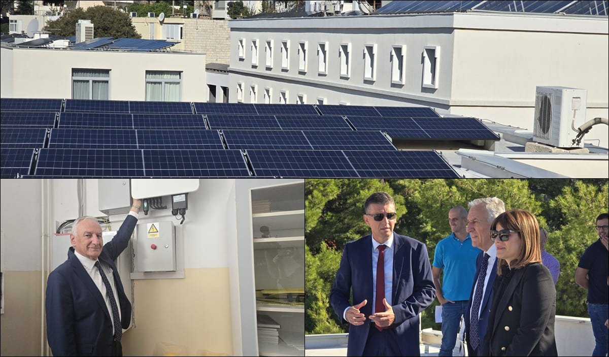 Foto / OVO JE IZVRSNO, OBRTNIČKA ŠKOLA POKRENULA VLASTITU SOLARNU ELEKTRANU
