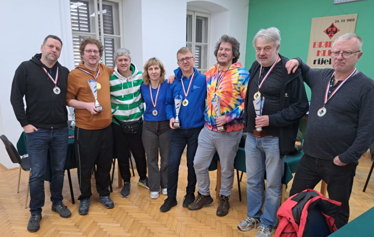 DUBROVAČKI BRIDŽISTI DRUGI I TREĆI U KUPU HRVATSKE