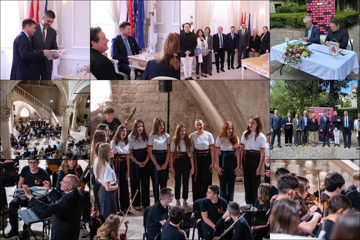 PRIMANJE ZA DELEGACIJU SORRENTA; ODRŽAN I KONCERT PICCOLA ORCHESTRA TASSO