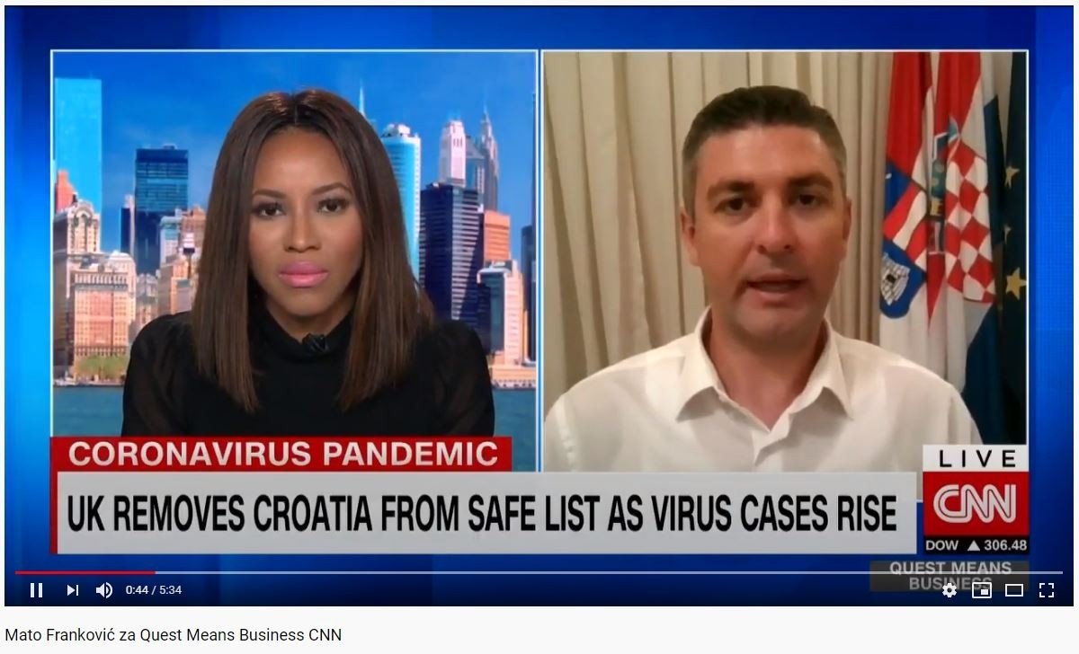 „Bitka za Britaniju”; Franković na CNN – u pojašnjavao da smo i granicom odvojeni od ostatka Hrvatske
