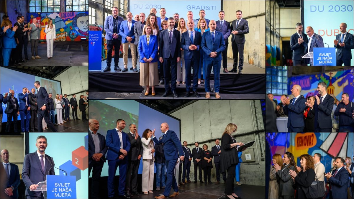 HDZ PREDSTAVIO LISTU ZA GRADSKO VIJEĆE GRADA DUBROVNIKA