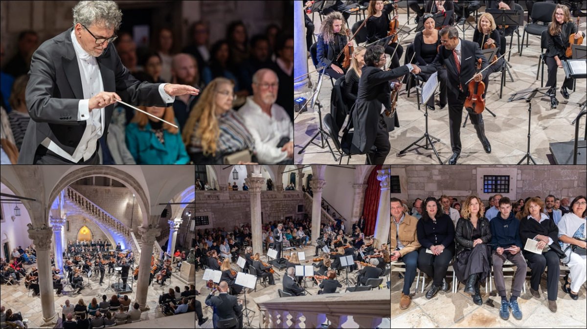DSO POD RAVNANJEM ANTUNA POLJANIĆA I VIOLIST WLADIMIR KOSSJANENKO NASTUPILI U DVORU