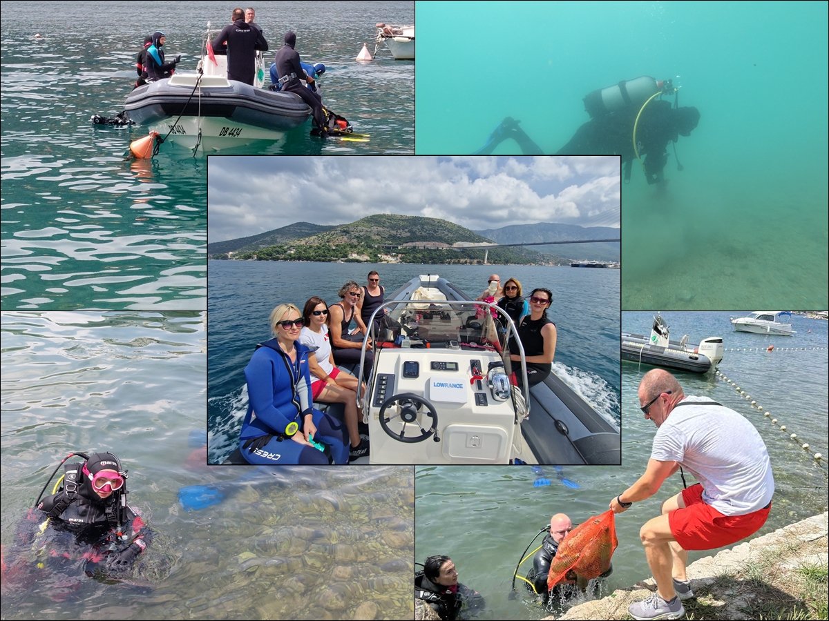 FOTO / Akcija Ronilačkog kluba Dubrovnik u Mokošici