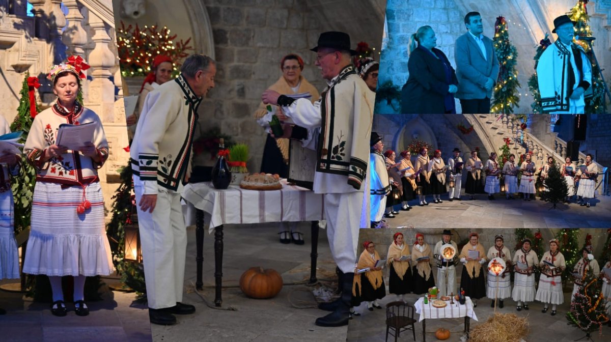 U KNEŽEVU DVORU ODRŽAN KONCERT I SCENSKI PRIKAZ BOŽIĆNIH OBIČAJA PODRAVINE