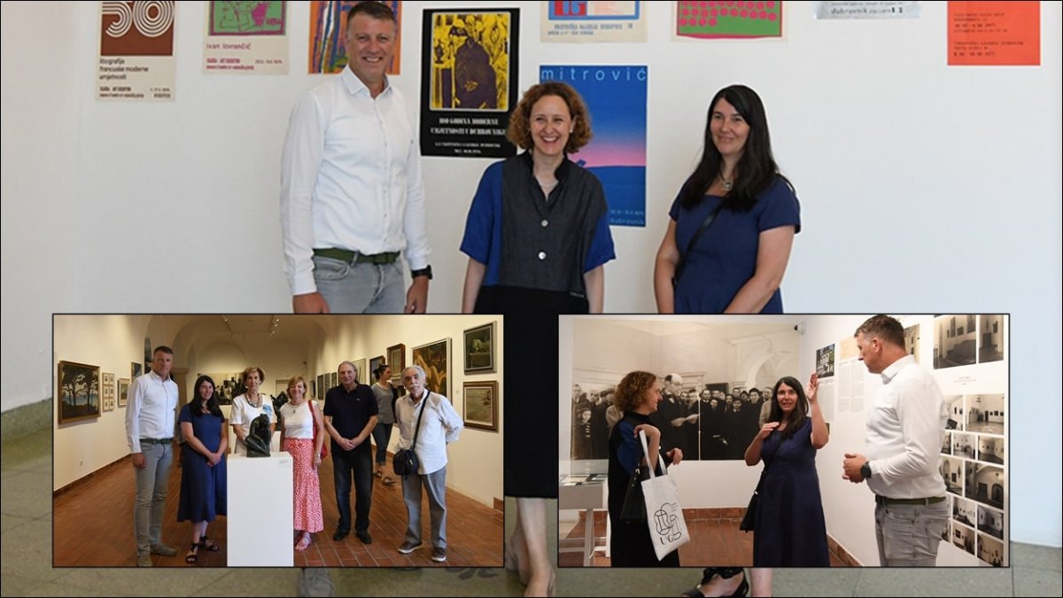 SUBOTNJA KAVA U GALERIJI, I MINISTRICA OBULJEN – KORŽINEK OBIŠLA OBLJETNIČKU IZLOŽBU