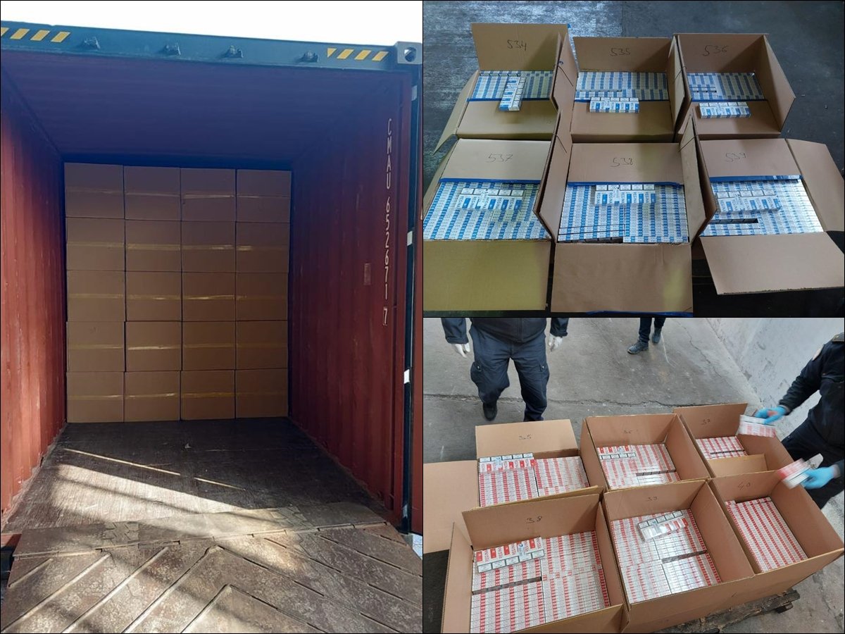 Umjesto čaša u kontejneru pronašli krijumčarene cigarete