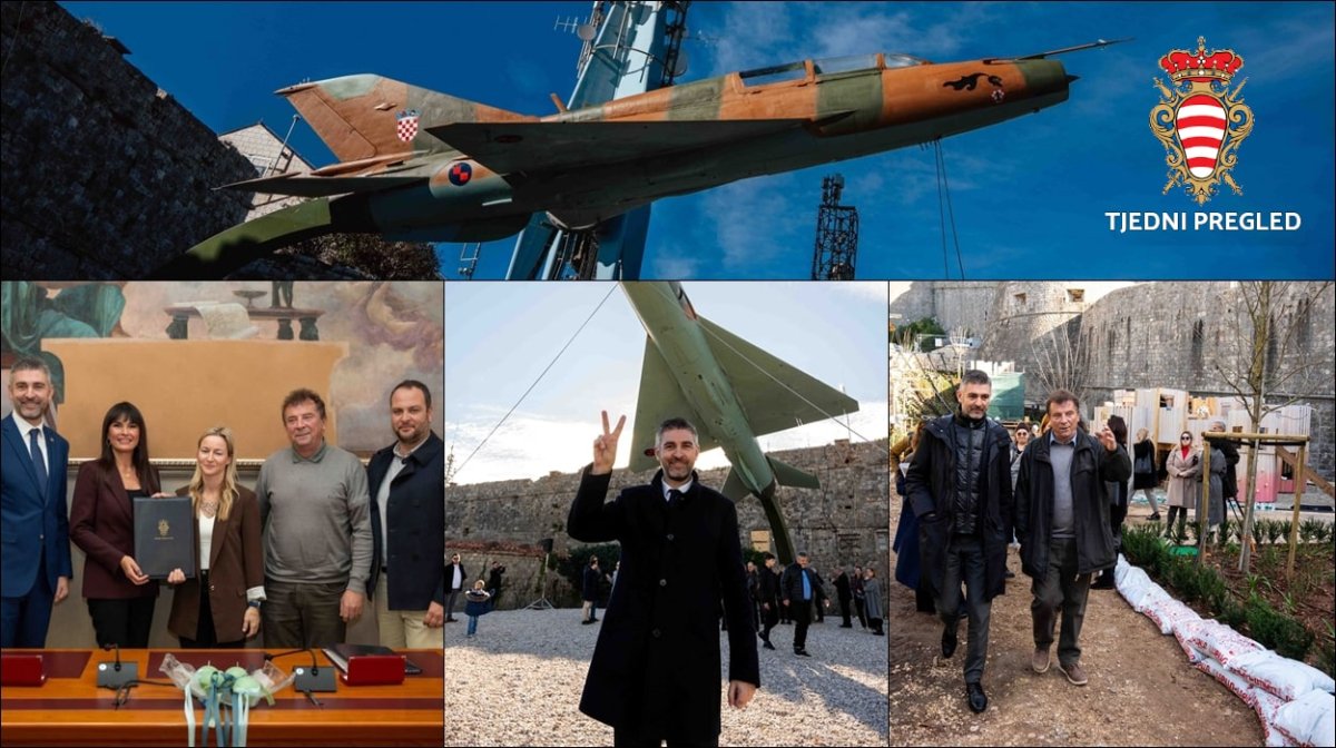 PRI KRAJU UREĐENJE PARKA PILE, SLIJEDI PARK ISPOD PLATANA; NA SRĐ POSTAVLJEN MIG; PRIMAJU SE PRIJEDLOZI KANDIDATA ZA NAGRADE GRADA DUBROVNIKA