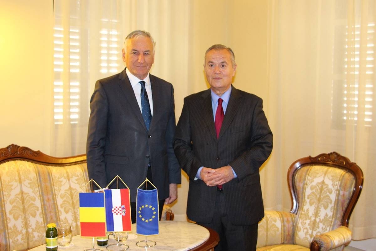 Župan Dobroslavić primio veleposlanika Rumunjske u Republici Hrvatskoj Grigoriea