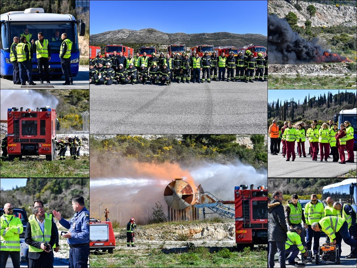 Foto / VJEŽBA U ZRAČNOJ LUCI U ČILIPIMA