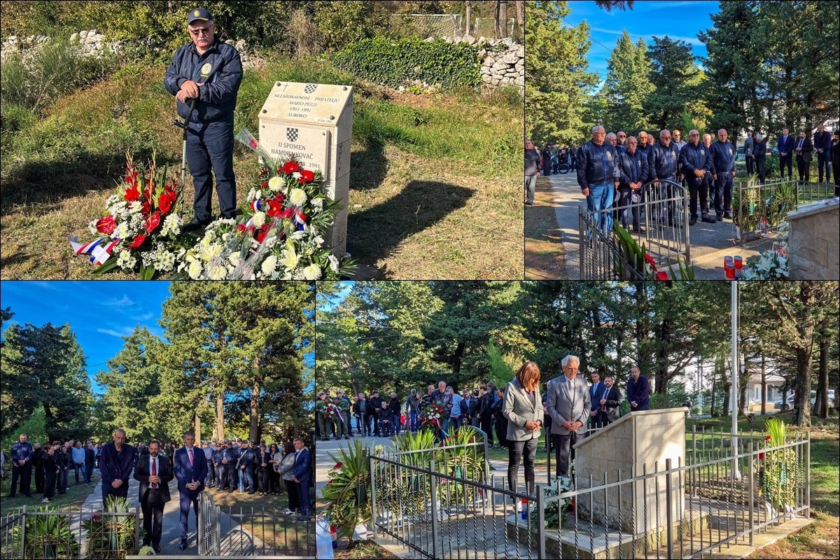 Foto / POLOŽENI VIJENCI NA BOSANCI, OTKRIVENA PLOČA HAMDIJI KOVAČU