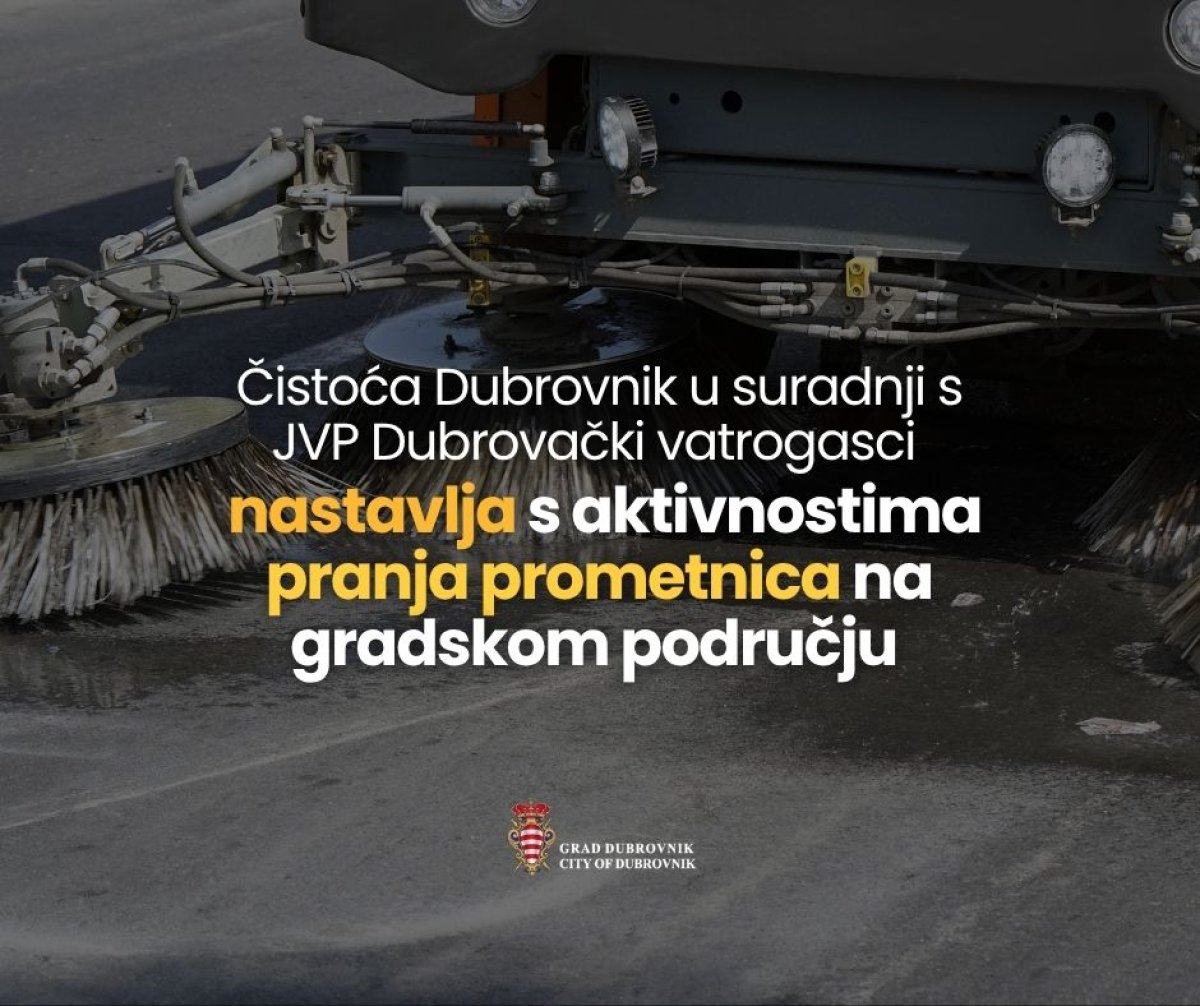 PRANJE PROMETNICA U SRIJEDU OD ZAGREBAČKE ULICE DO BONINOVA