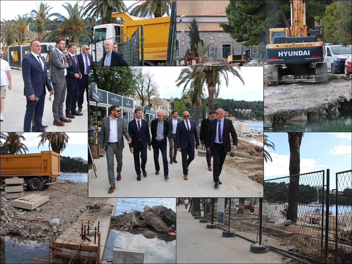 FOTO / Cavtat sezonu dočekuje raskopan, ali na koncu će se isplatiti