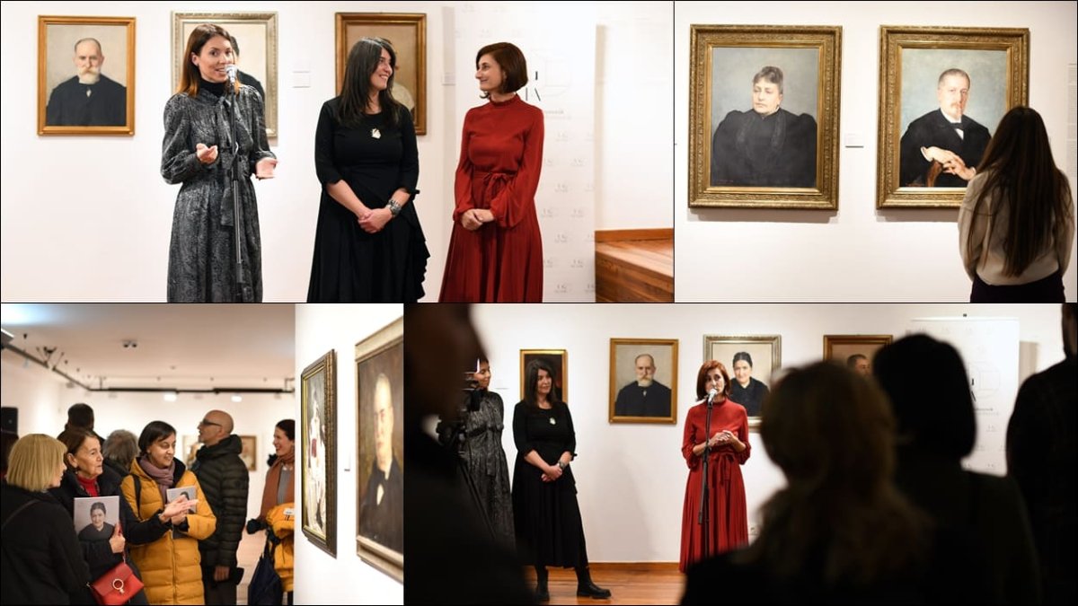 Foto / OTVORENA BUKOVČEVA IZLOŽBA PORTRETA DUBROVAČKIH OBITELJI