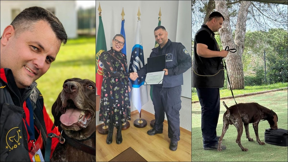 DJELATNIK PU DUBROVAČKO – NERETVANSKE JEDAN OD NAJBOLJIH POLAZNIKA EUROPSKOG TEČAJA ZA TIMOVE VODIČA PASA