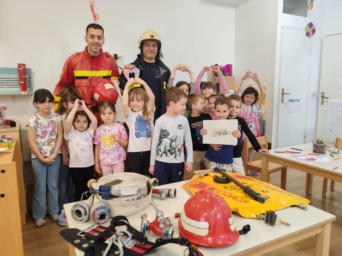 VATROGASCI DVD-A RIJEKA DUBROVAČKA EDUCIRALI MALIŠANE „PČELICE”
