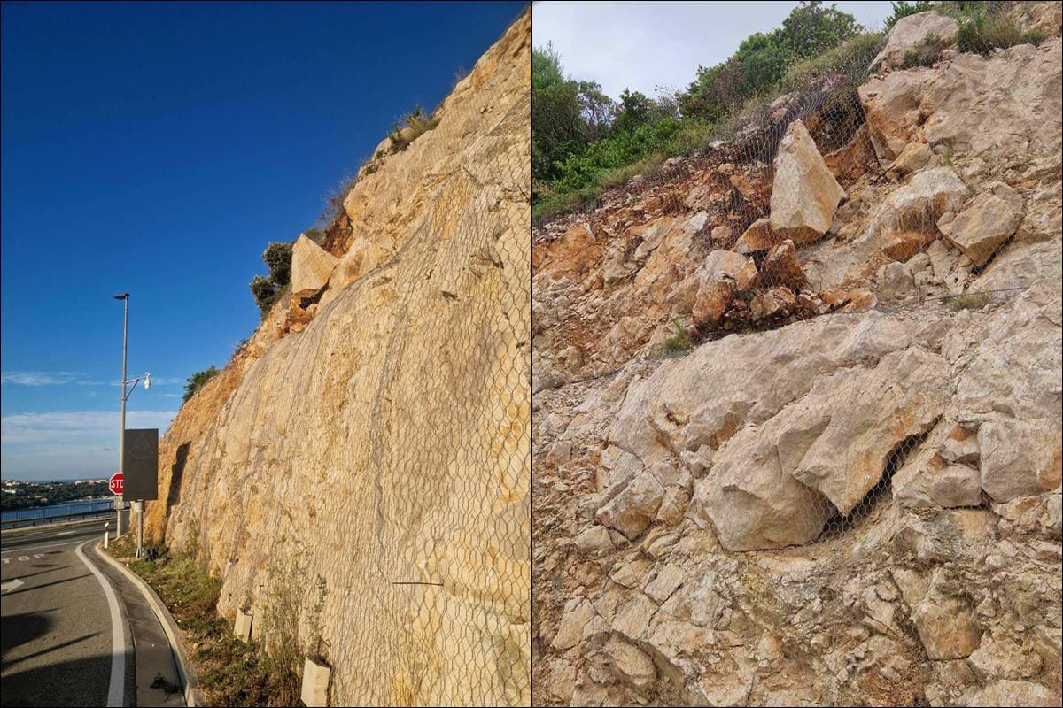 STIJENE PRIJETE NA CESTI PREMA POBREŽJU, UKLONIT ĆE IH ALPINISTI