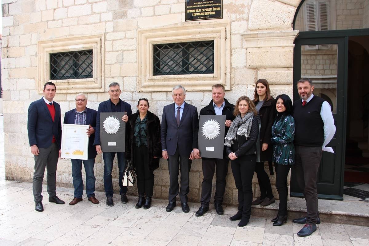Župan Dobroslavić primio dobitnike nagrada i priznanja ”Suncokret ruralnog turizma”